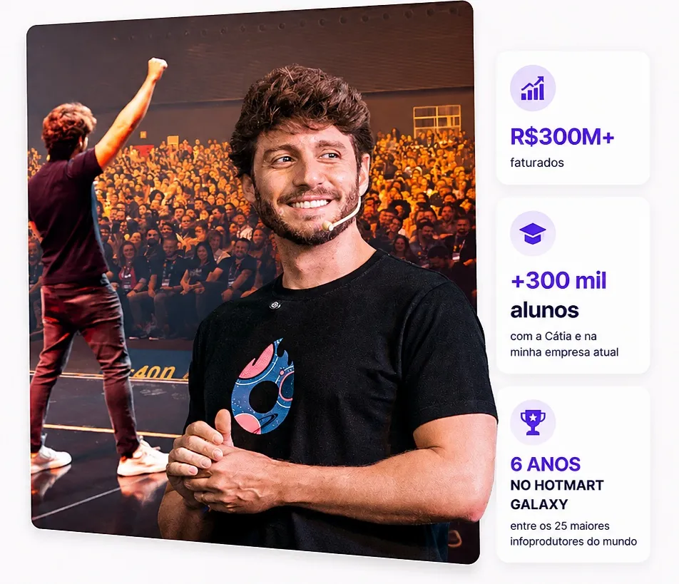 R$300M+ faturados, +300 mil alunos, 6 anos no Hotmart Galaxy